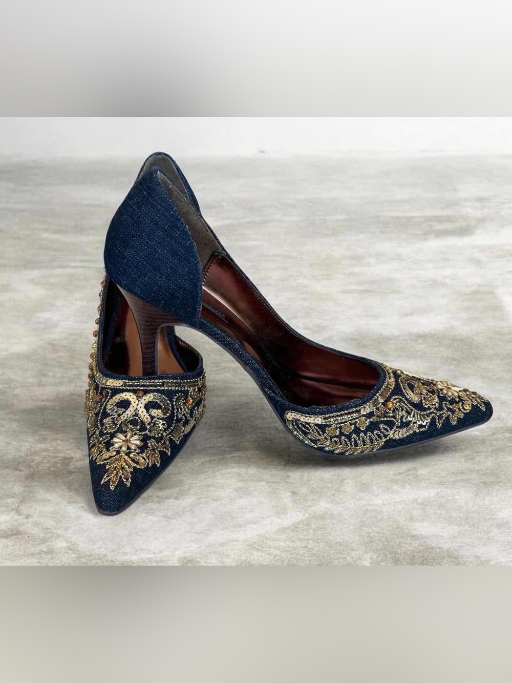 Anne Michell Denim Pump size 10
